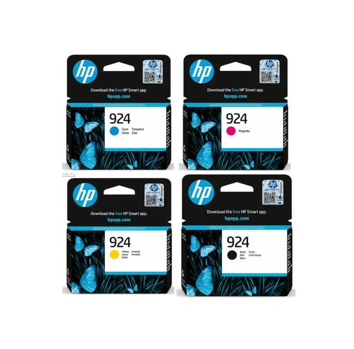 סט ראשי דיו מקוריים HP 924