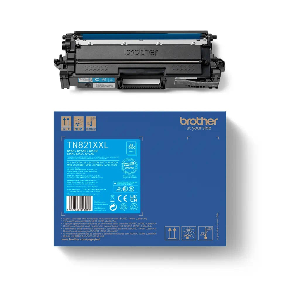 טונר ציאן מקורי BROTHER TN821XXLC