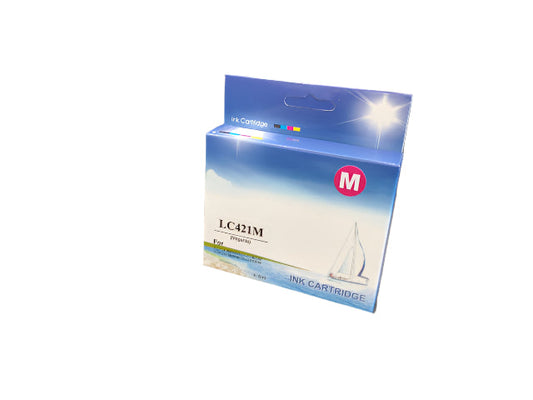 ראש דיו מגנטה תואם BROTHER LC421M