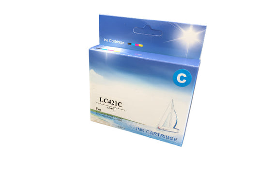 ראש דיו ציאן תואם BROTHER LC421C