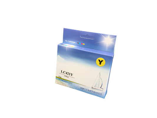 ראש דיו צהוב תואם BROTHER LC421Y