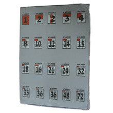 מדבקות וולום למדפסת לבנות A3 גודל 420X297 מ``מ