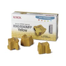 3 קוביות צהוב מקורי XEROX 108R725