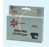 ראש דיו ציאן תואם BROTHER LC123 Cyan