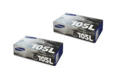 זוג טונרים מקוריים SAMSUNG MLT-D105L -מחיר ליח` בקניית זוג