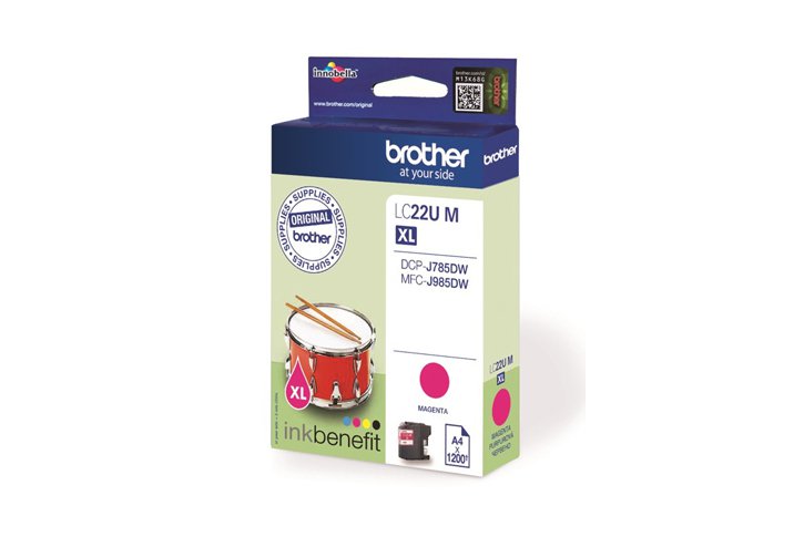 ראש דיו מקורי מגנטה  BROTHER LC22UM