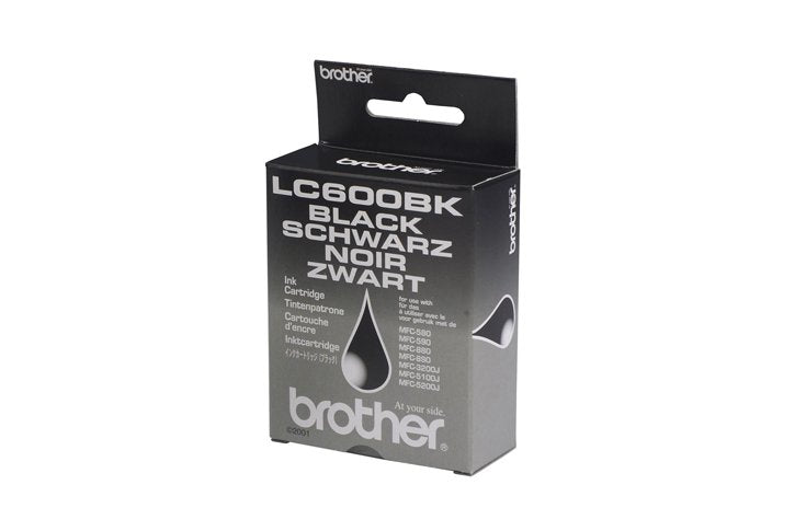 מיכל דיו מקורי שחור BROTHER LC600BK