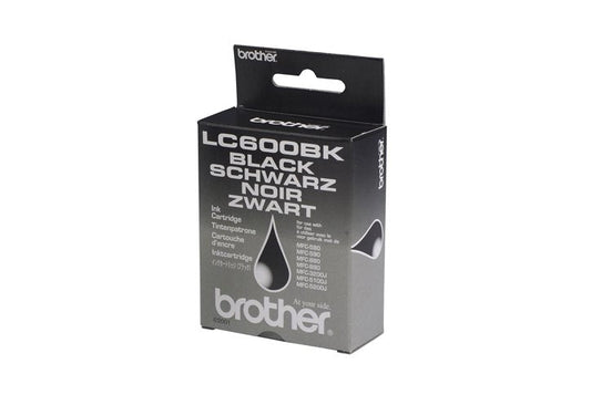 מיכל דיו מקורי שחור BROTHER LC600BK