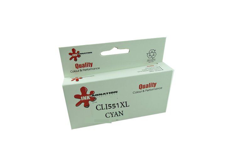 ראש דיו גדול תואם ציאן CANON CLI-551C XL