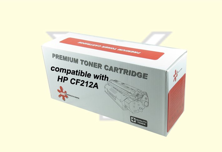 טונר צהוב תואם HP CF212A לכ-1800 דף