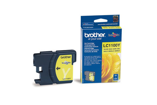 ראש דיו מקורי צהוב BROTHER LC1100Y