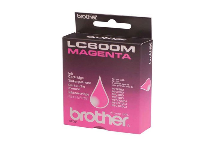 מיכל דיו מקורי מגנטה BROTHER LC600M
