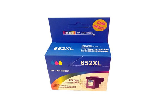 ראש דיו צבעוני תואם HP 652XL