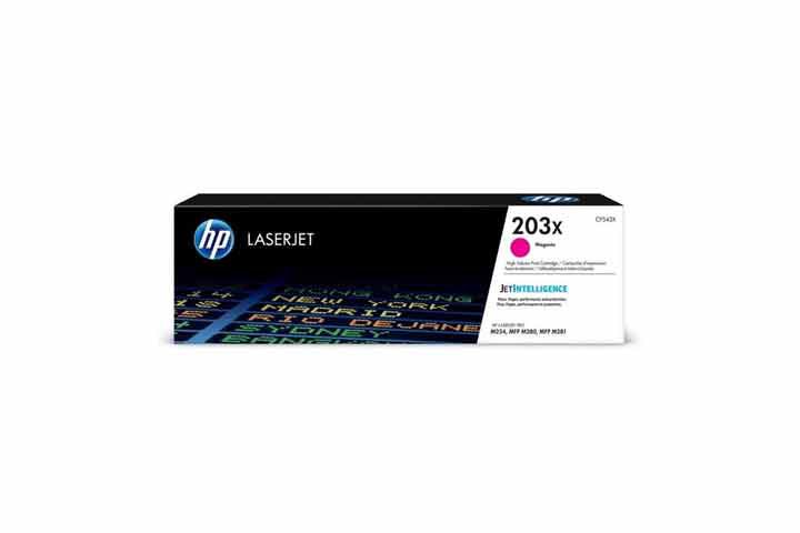 טונר מקורי מגנטה HP 203X (CF543X) לכ-2500 דף