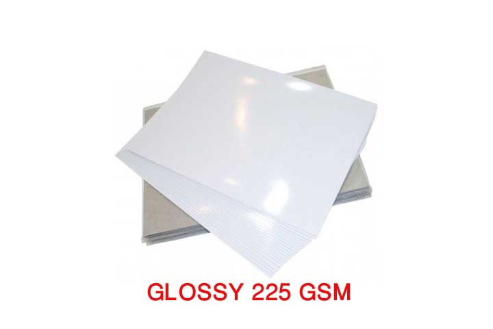 נייר פוטו גלוסי מבריק 225 גרם A4