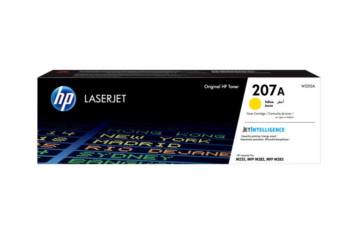 טונר מקורי צהוב HP 207A W2212A לכ-1250 דף