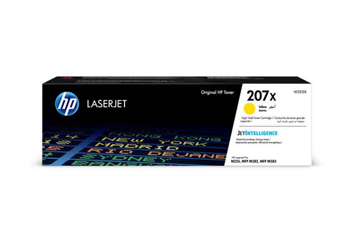 טונר מקורי צהוב HP 207A W2212X לכ-2450 דף