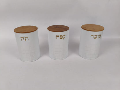 סט אחסון מהודר עבור קפה, סוכר ותה
