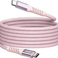כבל סנכרון וטעינה מגנטי הספק 100W Usb Type-c מגנטי