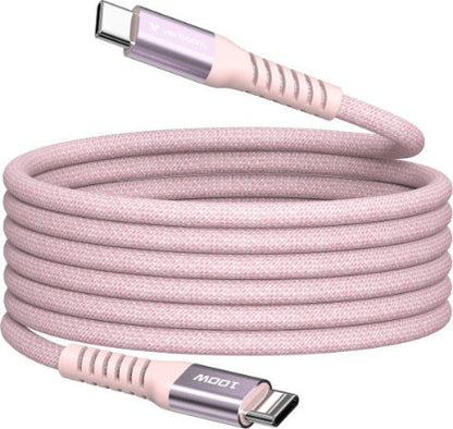 כבל סנכרון וטעינה מגנטי הספק 100W Usb Type-c מגנטי