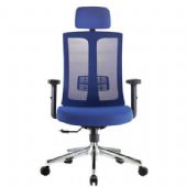 כסא מנהל גב רשת ארגונומי סאני SK3098-כחול